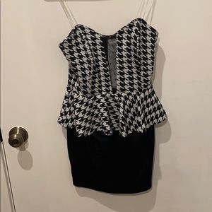 Sexy strapless dress